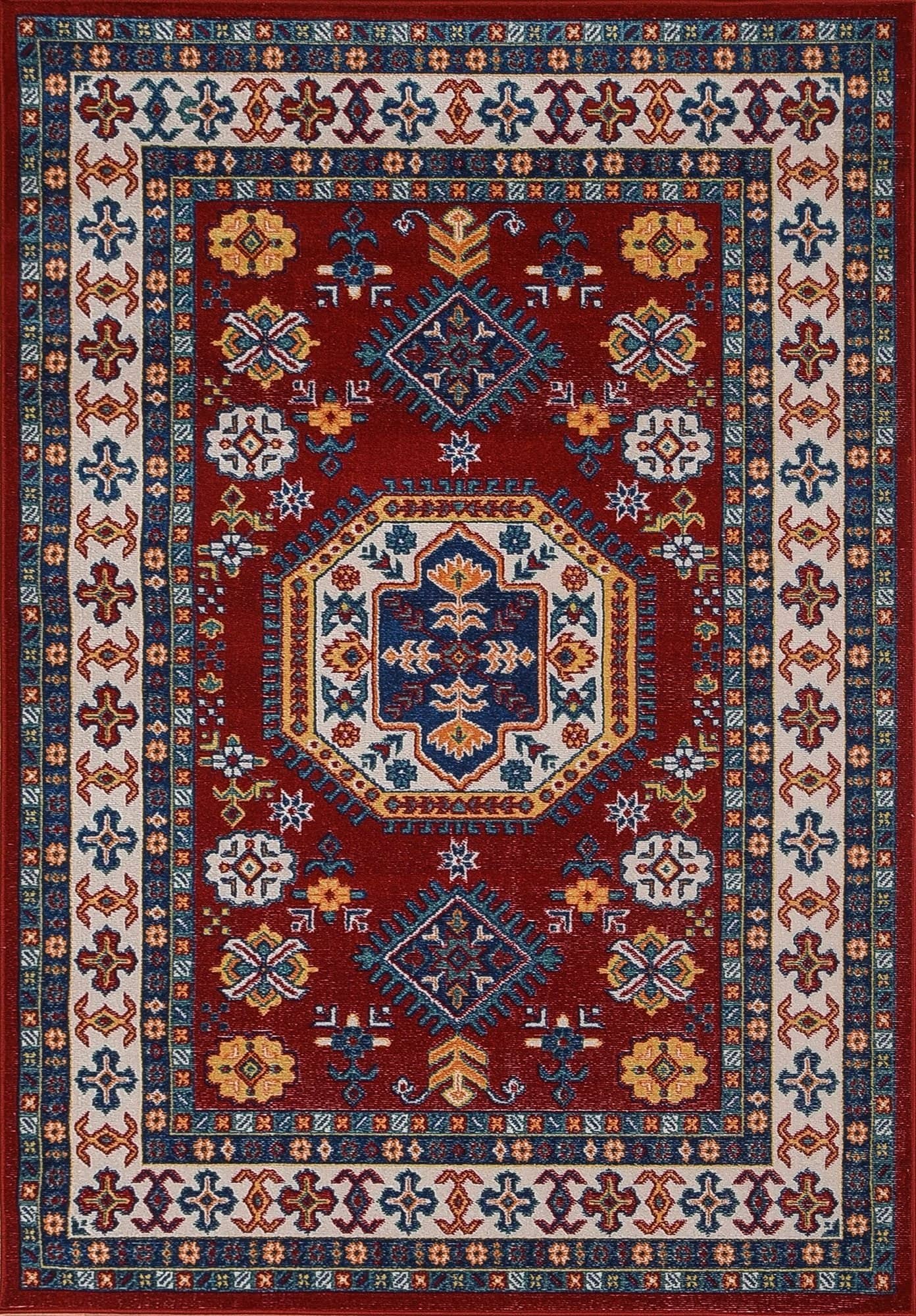 Persian Style Traditional Oriental Medallion Area Rug KLM 70 - Context USA - AREA RUG by MSRUGS