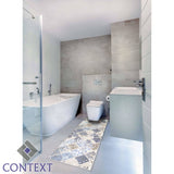 Bath 1-set 24x60" Newruz Print Mat Absorbent Soft Kitchen Floor Area Rug Non-slip Carpet - Context USA - Area Rug by MSRUGS