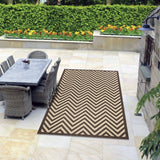 Chevron Indoor/Outdoor Rugs Flatweave Contemporary Patio, Pool, Camp and Picnic Carpets FW 801 - Context USA - Area Rug by MSRUGS