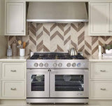 48 Inch Freestanding Gas Range with 6 Sealed Burners