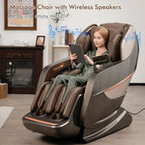 SL Track Full Body Zero Gravity Massage Chair Recliner Thai Stretch Heat Roller