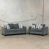 Charcoal Sofa & Loveseat Set