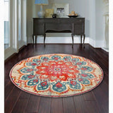 Pomegranate Bloom Vintage Area Rug V040A - Context USA - Area Rug by MSRUGS