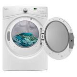 7.4 cu. ft. 120 Volt Stackable White Gas Vented Dryer with Advanced Moisture Sensing