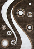 Spotted Brown Area Rug F 7508